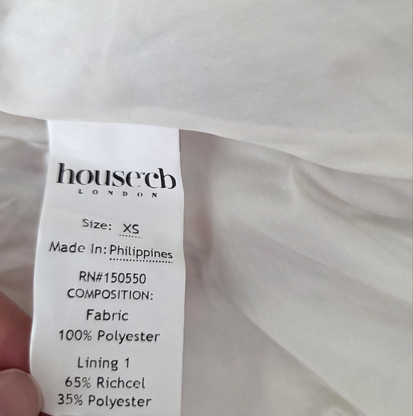 White Posy Print House of CB 'Sancia'-XS - Picture 13 of 16